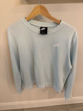 Nike Women’s Pale Blue Crewneck Sweatshirt